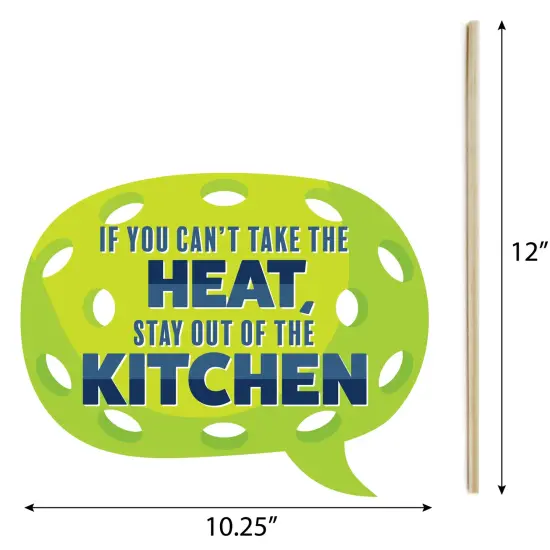 Big Dot of Happiness Let&rsquo;s Rally - Pickleball - Birthday or Retirement Party Photo Booth Props Kit - 20 Count {7}