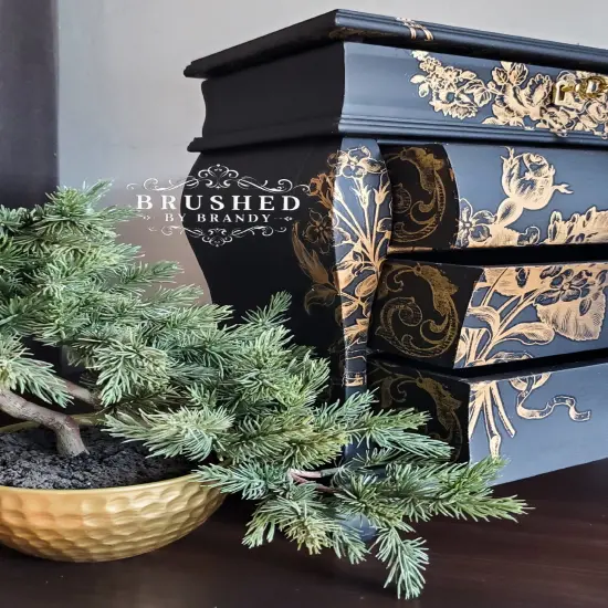 Redesign Decor Clear-Cling Stamps - Elegant Scrolls 12"x12" {2}