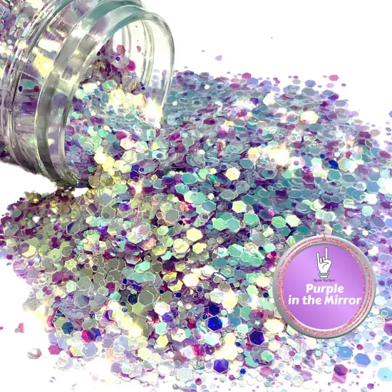 Purple in the Mirror Premium Pixie for Poxy Chunky Glitter Mix {1}