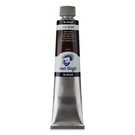 Van Gogh Oil Paint - Burnt Umber, 200 ml tube {1}