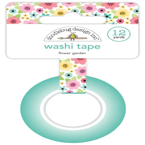 Doodlebug Washi Tape 15mmX12yd-Flower Garden {1}