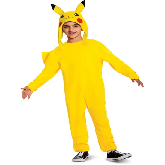 Child's Deluxe Pokemon Anime Pikachu Costume {1}