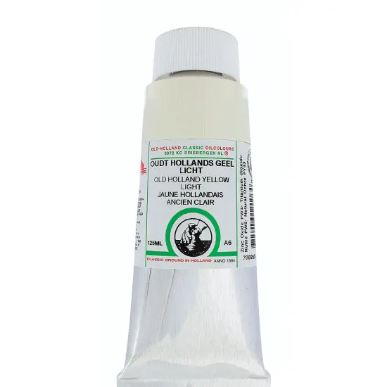 Old Holland Classic Oil Color - Old Holland Yellow Light, 125 ml tube {1}