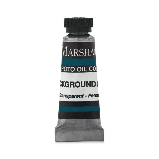 Marshall"s Photo Oil Color - Background Aqua, 1/2" x 2" Tube {1}