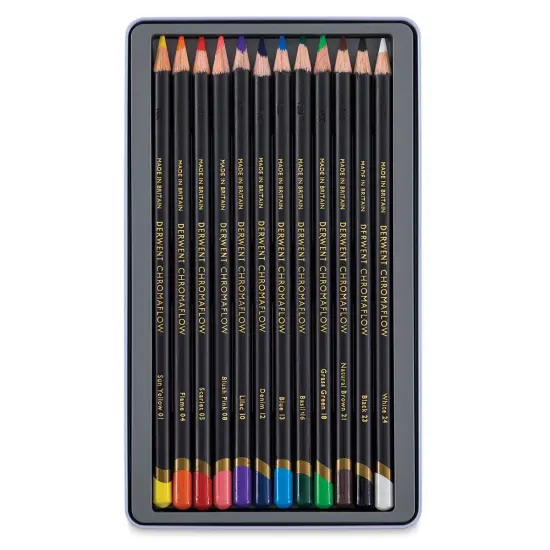 Derwent Chromaflow Colored Pencils - Set of 12 {1}
