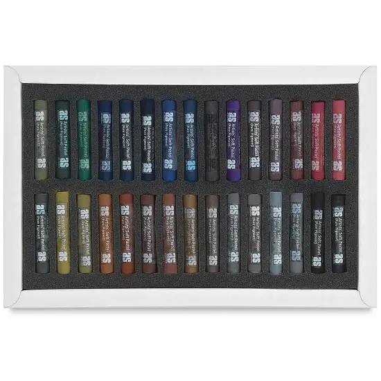 Art Spectrum Artists' Soft Pastel Set - Dark Colors, Set of 30 {2}