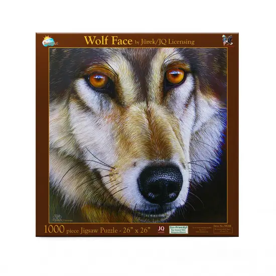 Sunsout Wolf Face 1000 pc Jigsaw Puzzle 58644 {3}