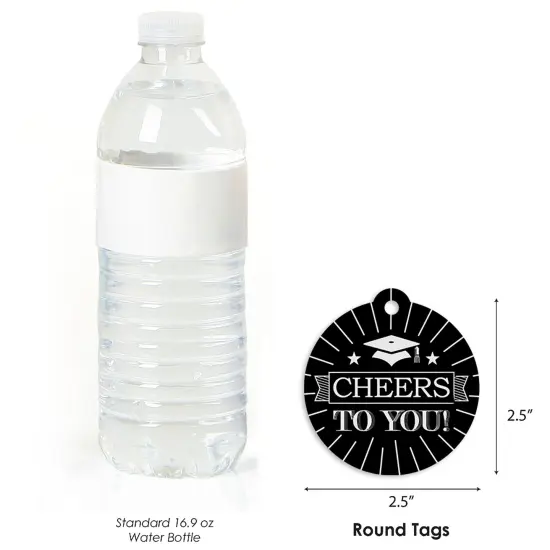 Big Dot of Happiness Graduation Cheers - Graduation Party Favor Gift Tags (Set of 20) {4}