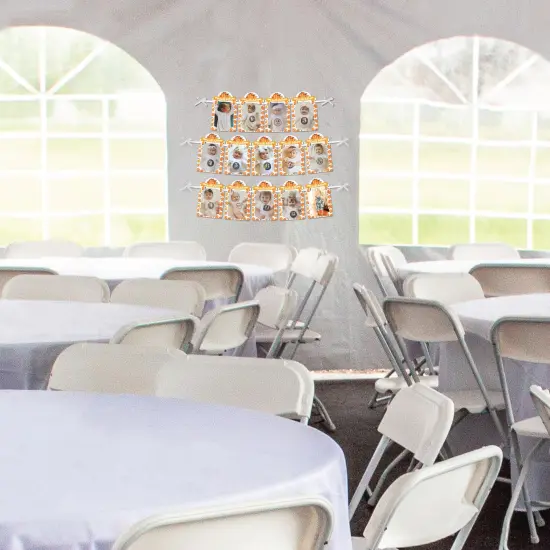 Big Dot of Happiness Fall Pumpkin - DIY Halloween or Thanksgiving Birthday Party Decor - Picture Display - Photo Banner {4}