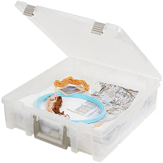 ArtBin Super Satchel Single Compartment-15.25"X14"X3.5" Translucent {5}