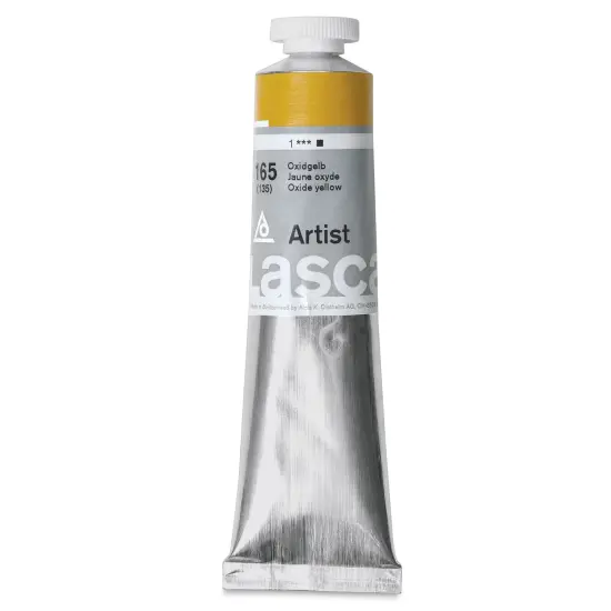Lascaux Artist Acrylics - Oxide Yellow, 45 ml tube {2}