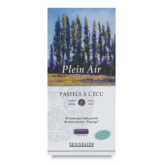 Sennelier Soft Pastels - Set of 80, Plein Air Landscape Colors, Half Sticks {1}