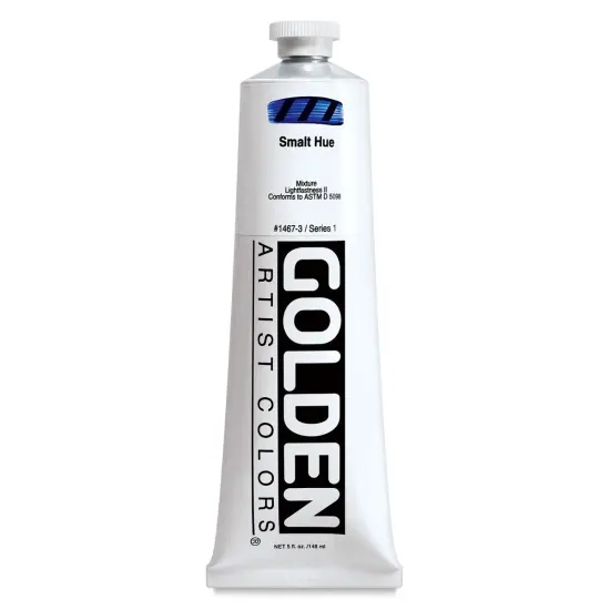 Golden Heavy Body Artist Acrylics - Smalt Historic Hue, 5 oz tube {1}