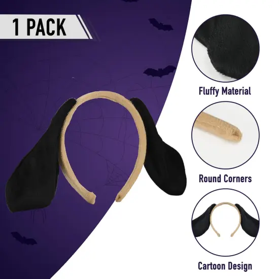 Puppy Dog Costume Set - Brown and Black Dog Ears, Bow Tie and Tail Accessories Kit for Kids of All Ages {5}