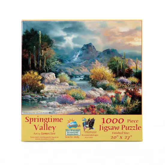 Sunsout Springtime Valley 1000 pc Jigsaw Puzzle 18085 {4}