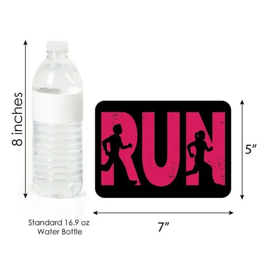 Big Dot of Happiness Set The Pace - Running - Decorations DIY Track, Cross Country or Marathon Party Essentials - Set of 20 {6}