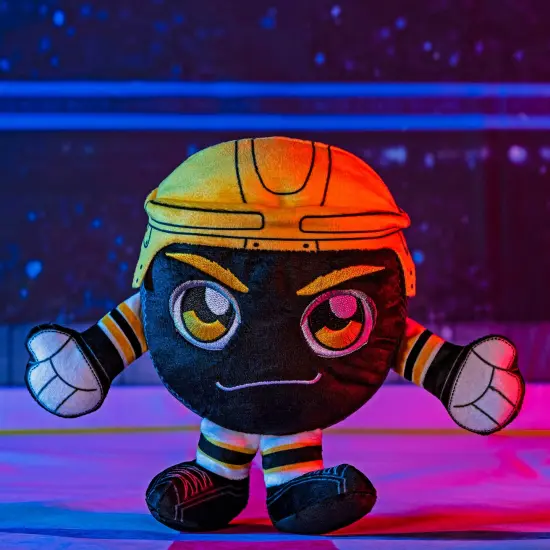 Bleacher Creatures Boston Bruins 8" Kuricha Hockey Puck Sitting Plush {6}