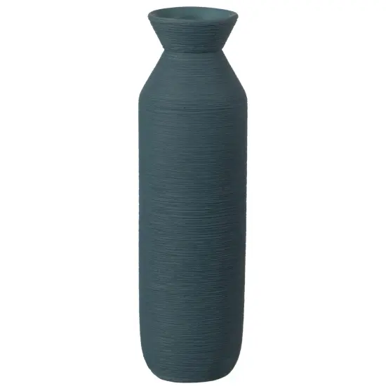 Decorative Ceramic Vase, Modern Style Centerpiece Table Vase Blue {1}