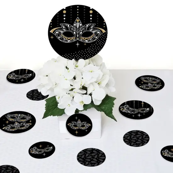 Big Dot of Happiness Masquerade - Mask Party Giant Circle Confetti - Party Decorations - Large Confetti 27 Count {7}