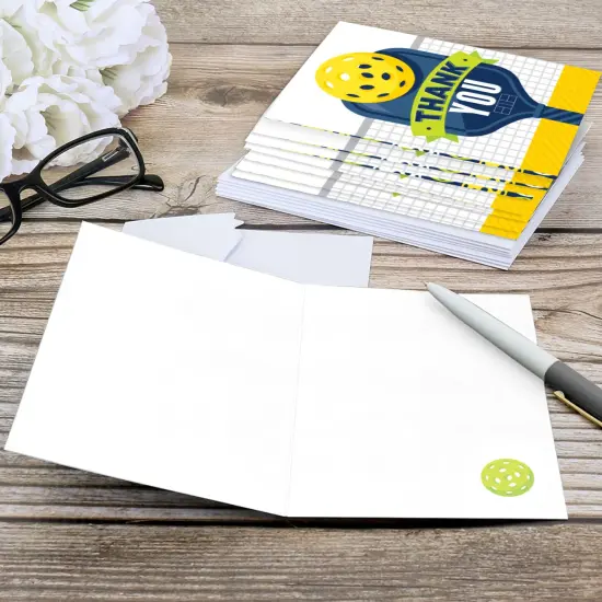 Big Dot of Happiness Let&rsquo;s Rally - Pickleball - Birthday or Retirement Party Thank You Cards (8 count) {6}