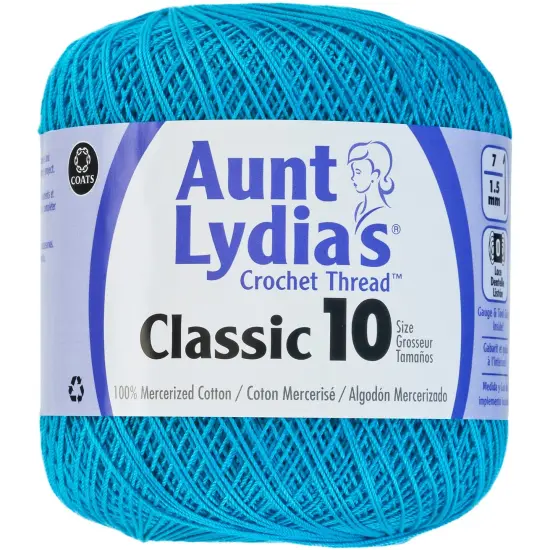 Multipack of 6 - Aunt Lydia's Classic Crochet Thread Size 10-Parakeet {2}
