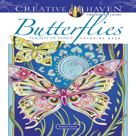 Creative Haven: Butterflies Flights Coloring Book-Softcover {1}