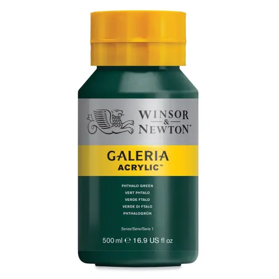 Winsor & Newton Galeria Flow Acrylics - Phthalo Green, 500 ml tube {1}