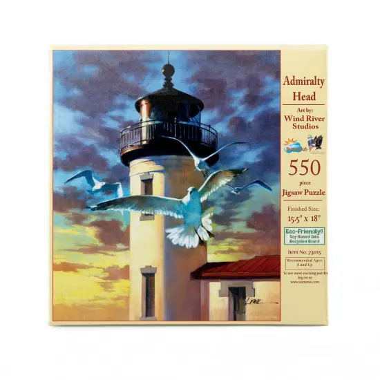 Sunsout Admiralty Head 550 pc Jigsaw Puzzle 73015 {4}