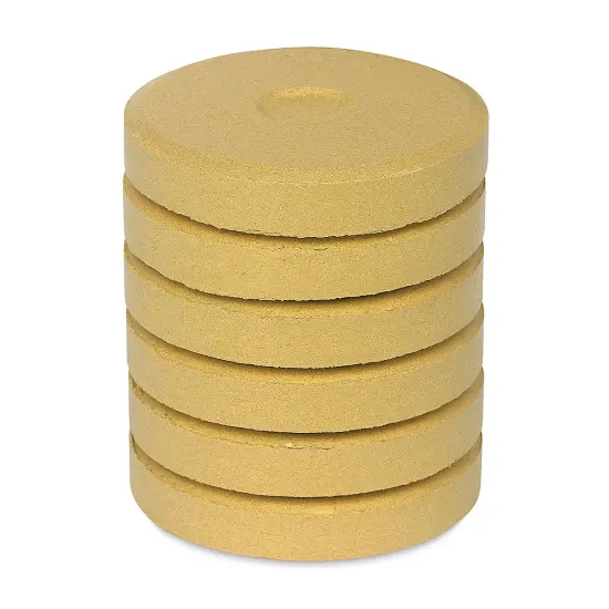 Richeson Tempera Cakes - Gold Metallic, Pkg of 6 {1}
