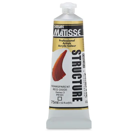 Matisse Structure Paint - Transparent Red Oxide, 75 ml {2}
