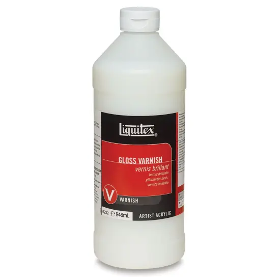 Liquitex Acrylic Varnish - Gloss, 32 oz bottle {2}