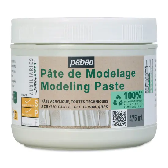 Pebeo Studio Green Modeling Paste - 475 ml {1}