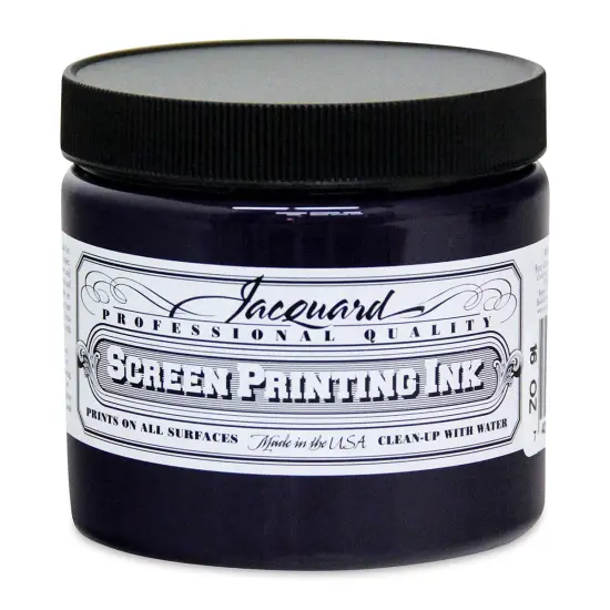 Jacquard Screen Printing Ink - Violet, 16 oz {1}