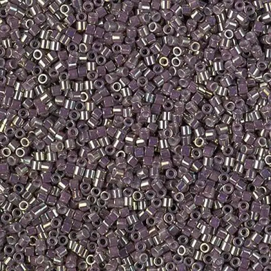 Miyuki Delica Bead 15/0, DBS1011, Metallic Dusty Mauve Gold Iris {1}