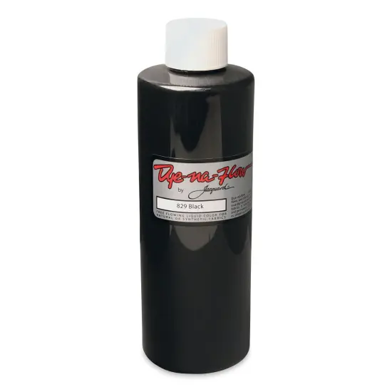 Jacquard Dye-Na-Flow Fabric Color - Black, 8 oz bottle {1}