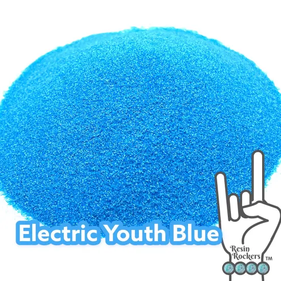 Electric Youth Blue Fluorescent Pixie for Poxy Micro Fine Glitter {1}