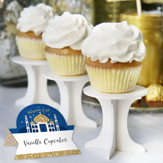 Big Dot of Happiness Eid Mubarak - Ramadan Party Tent Buffet Card - Happy Eid Table Setting Name Place Cards - Set of 24 {6}