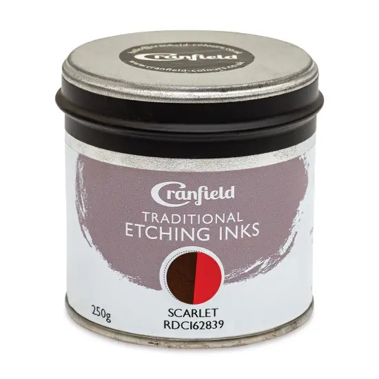 Cranfield Traditional Etching Ink - Scarlet, 250 g {1}