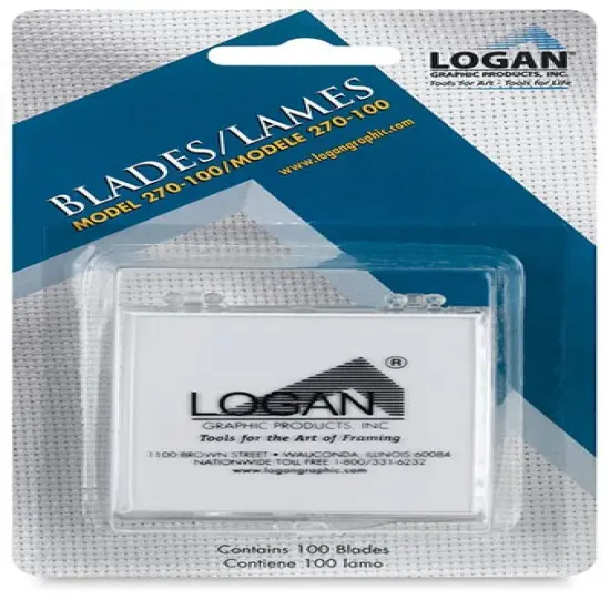 Logan Replacement Blade Pack - #270, Pkg of 100 {2}