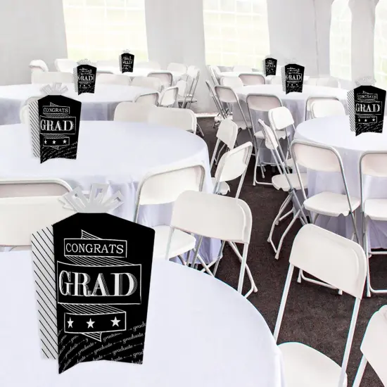 Big Dot of Happiness Graduation Cheers - Table Decorations - Graduation Party Fold and Flare Centerpieces - 10 Count {3}