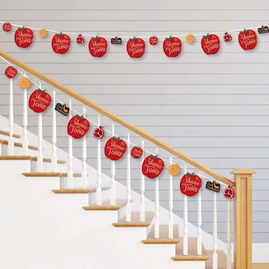 Big Dot of Happiness Rosh Hashanah - New Year Party DIY Decorations - Clothespin Garland Banner - 44 Pieces {3}