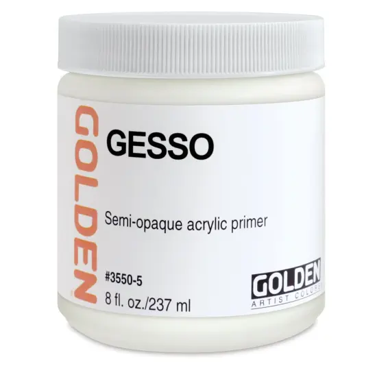 Golden Acrylic Gesso - White, 8 oz jar {2}