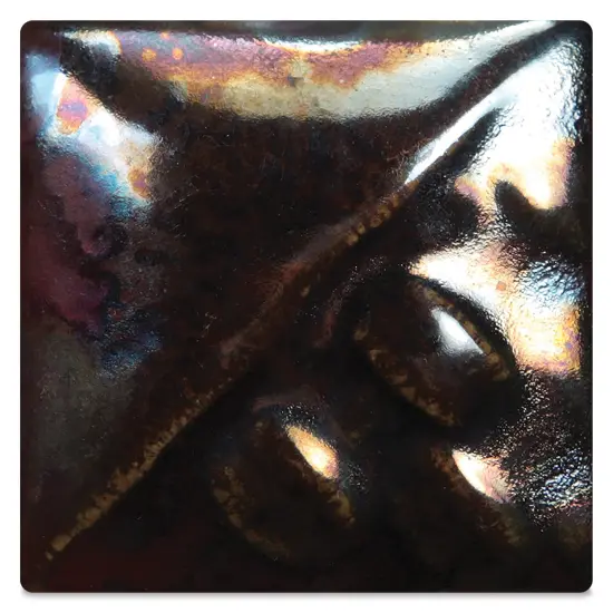 Mayco Raku Glaze - Black Metallic, RK100, Pint {1}