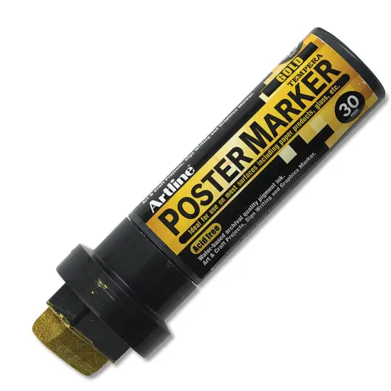 Artline Poster Markers - Metallic Gold, 30 mm {1}