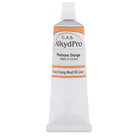 CAS AlkydPro Fast-Drying Alkyd Oil Color - Perinone Orange, 70 ml tube {1}