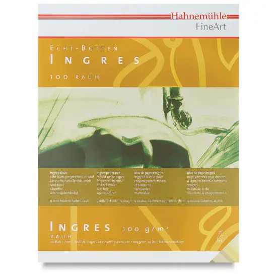Hahnemuhle Ingres Pad - 9.4" x 12.2", Assorted, 20 Sheets {1}