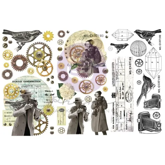 Finnabair Mini Transfers 6"X12" 3/Sheets-Photo Passion {1}