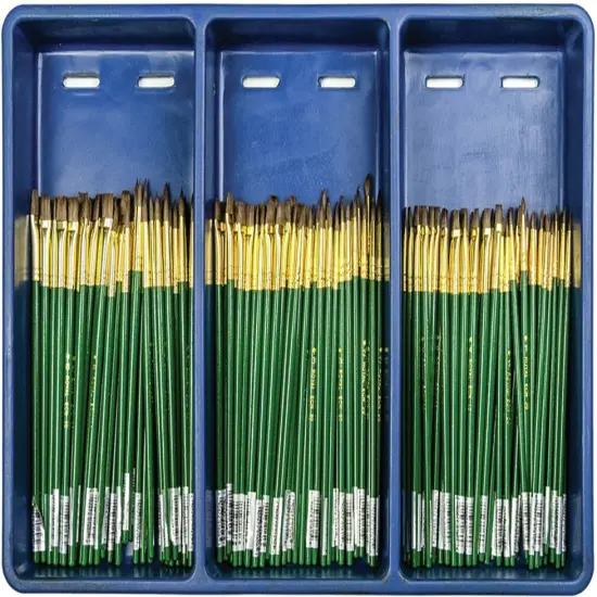 Royal & Langnickel(R) Natural Camel Hair Brush Assortment-144pc Display {1}