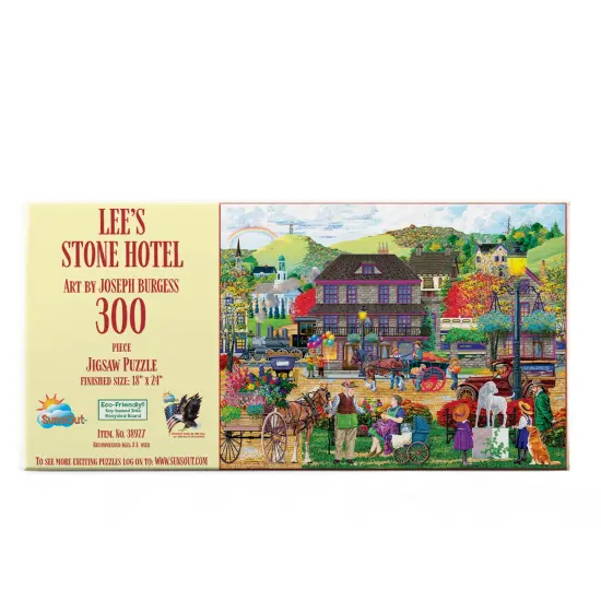 Sunsout Lee's Stone Hotel 300 pc Jigsaw Puzzle 38927 {4}