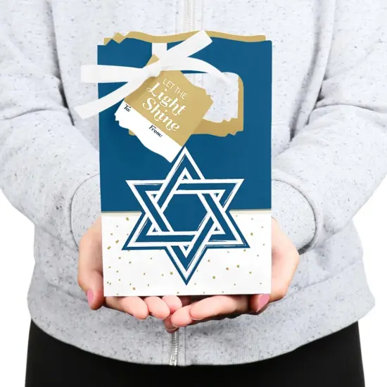 Big Dot of Happiness Happy Hanukkah - Chanukah Party Favor Boxes - 12 Count {6}